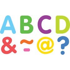 Magnetic 2" Colorful Letters for Teachers - 1 Pack for wholesale by Everyday Supply Co