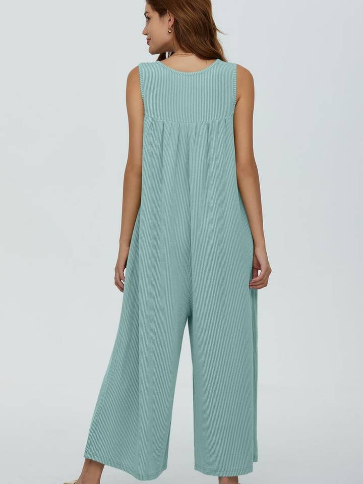 NINEXIS - Wholesale Jumpsuit - Women's - CWSJS0720_SOLID COLOR CASUAL LOOSE POCKET JUMPSUIT6