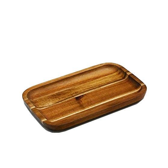 WILMAX USA - Wholesale Serving Tray - 8" x 5" Acacia Serving Rectangle Tray / Dish