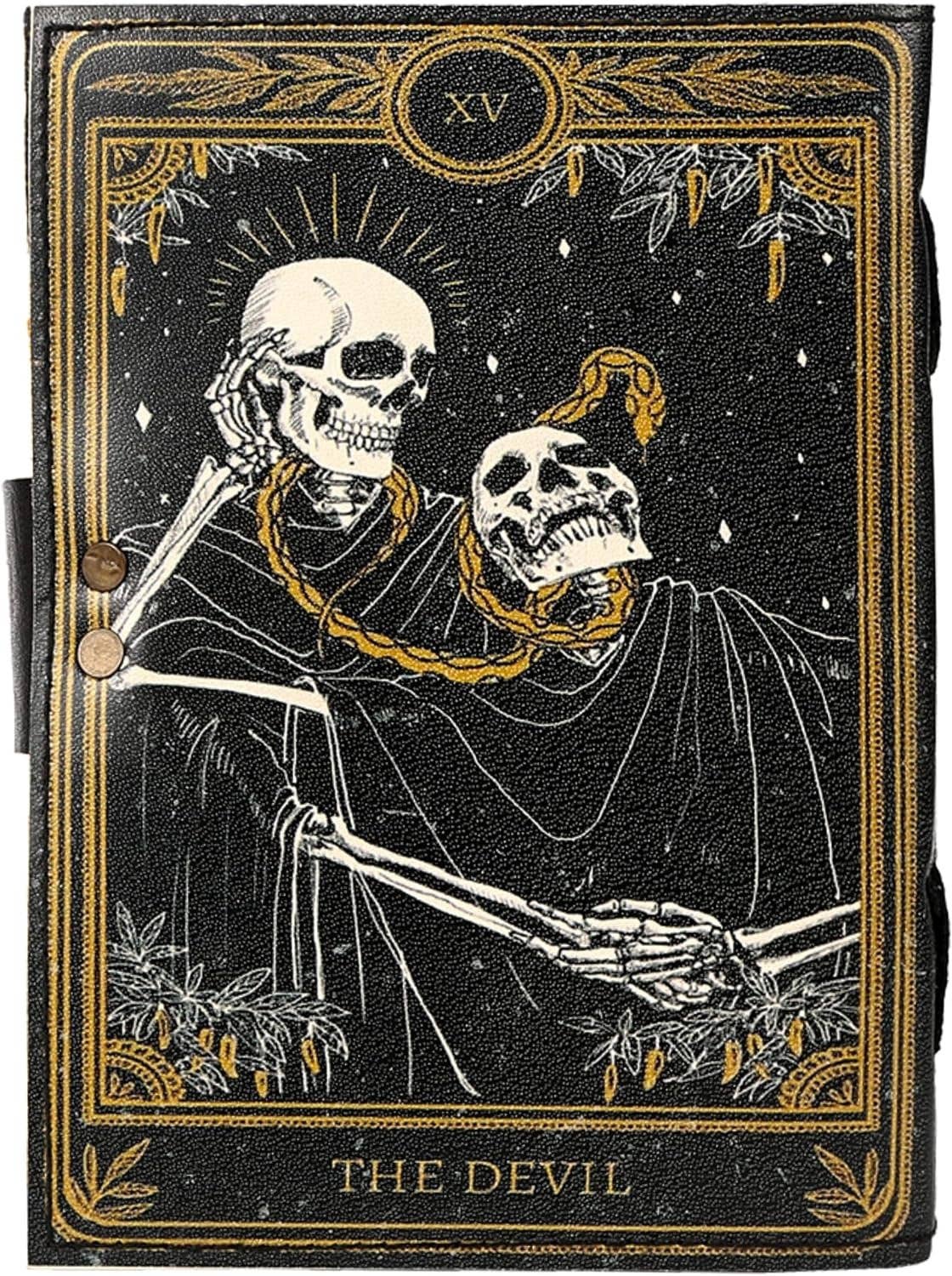 Tuzech Leather – wholesale Journal och dagbok – TUZECH läderklätt anteckningsbok med grimoirestil och ojämna kanter för män och kvinnor76