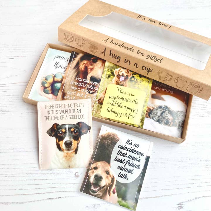 Victoria Mae Designs - Vendita all'ingrosso Tè in bustine - Set regalo da tè per amanti dei cani