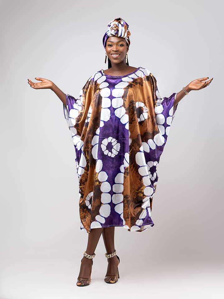 Vestido Borboleta Etnica Satin Balondo por atacado de ETNICA