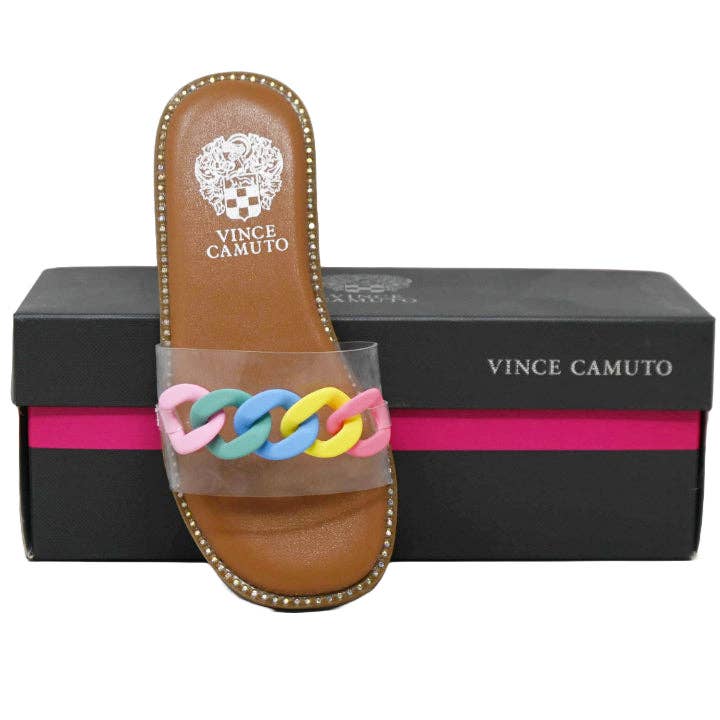 GIRLS SIZE 12.5-5 VINCE CAMUTO SLIDE SANDAL C/P 12 for wholesale by GreatBuy.com