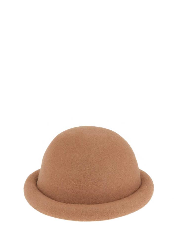 Rounded Bowler 100% Wool Hat for wholesale by anbfashion