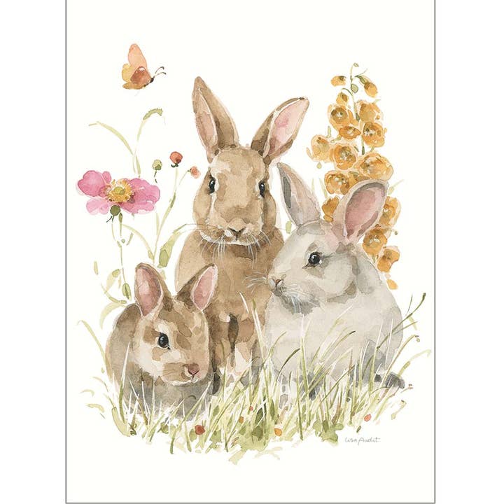 Tres conejitos - Tarjeta de Pascua para venta al por mayor de Legacy