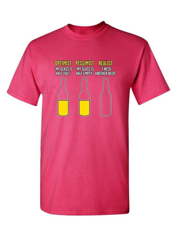 Feelin Good Tees - Wholesale Screen Printed T-Shirt - Unisex - Optimist Pessimist Realist14