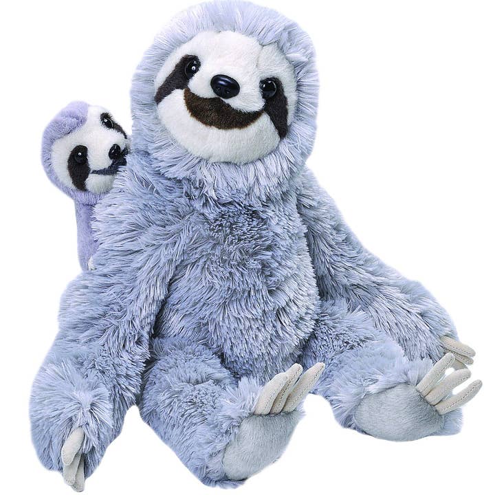 Mom Baby Dovendyr Plys 12" for engroshandel hos Wild Republic