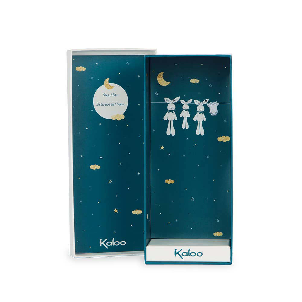 Janod - Vente Peluche – enfant et bébé - K969939 (Lapinoo - Poupée lapin bleue - Petite)5