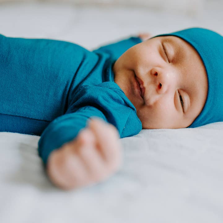 Three Little Tots - Vendita all'ingrosso Tutina per neonati - Neonati - Abito da sposa annodato blu6