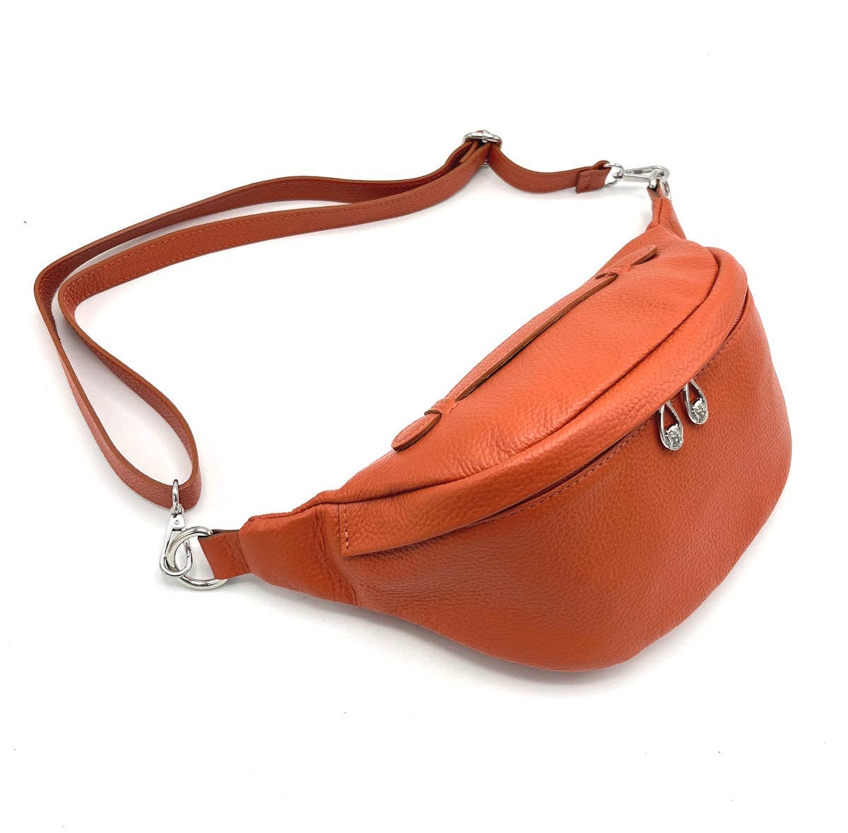 Suie Valentini srl - Wholesale Crossbody Bag - Women's - Genuine leather fanny pack, Made in Italy, art. 11242612