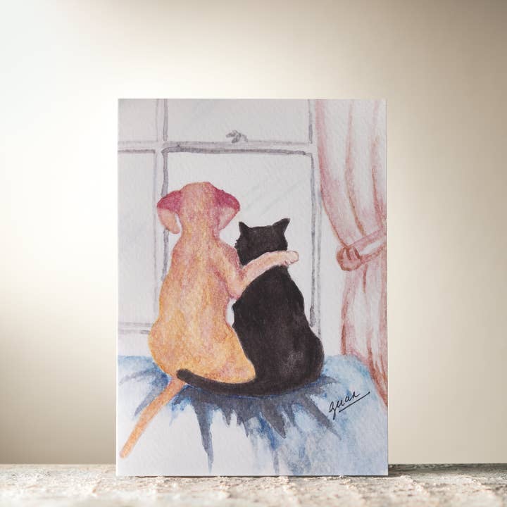 Best Buddies Card by Guan for wholesale by HomeLess Made