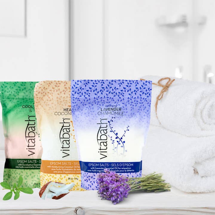 Vitabath - Wholesale Bath Salts - Lavender Chamomile Epsom Salts 36 oz