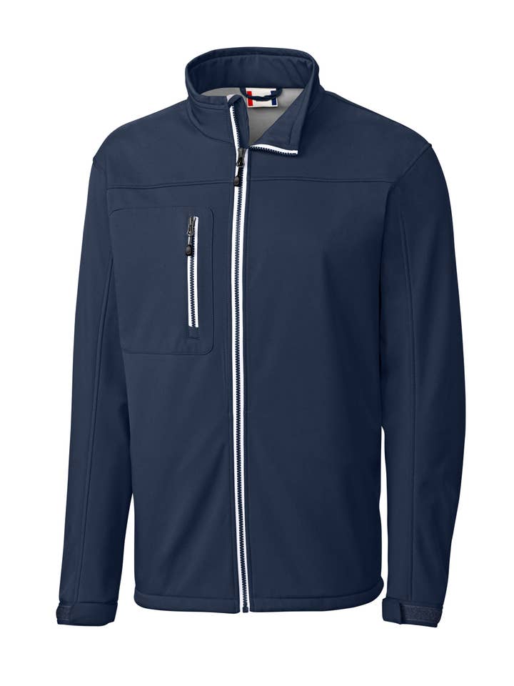 Cutter & Buck - Wholesale Athletic Jacket - Men's - Clique Telemark Stretch Softshell Full Zip Mens Jacket1