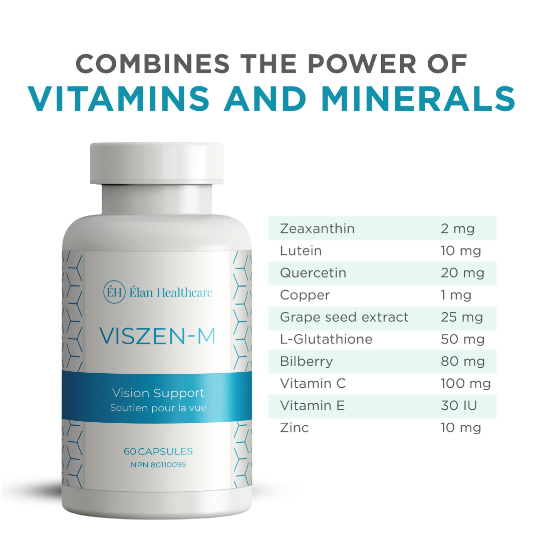 Elan Healthcare – wholesale Oral supplement/vitamin – Viszen-M Eye Health Supplement7