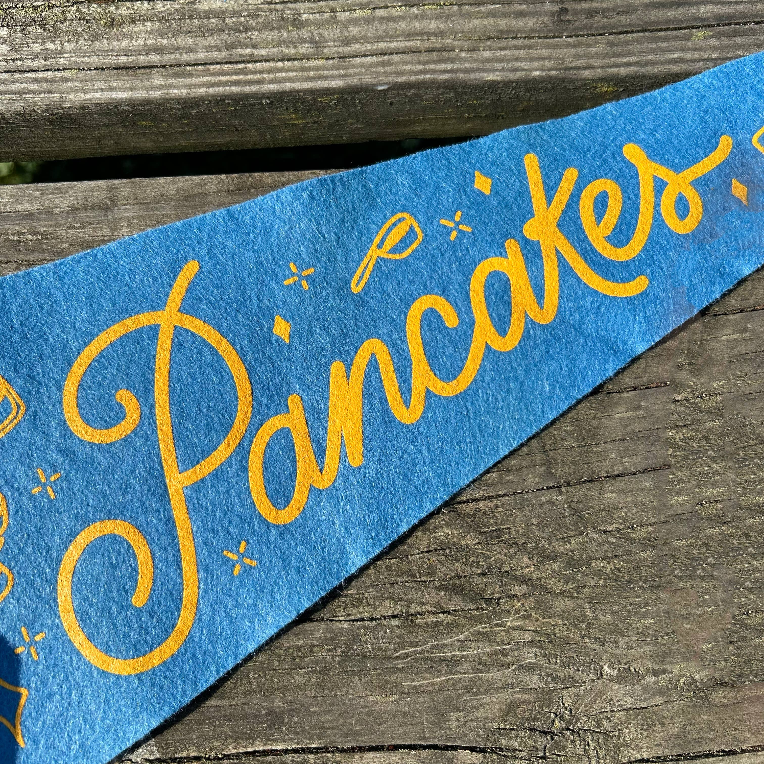 Zander Mack - Wholesale Sign - Pancakes - Pennant2