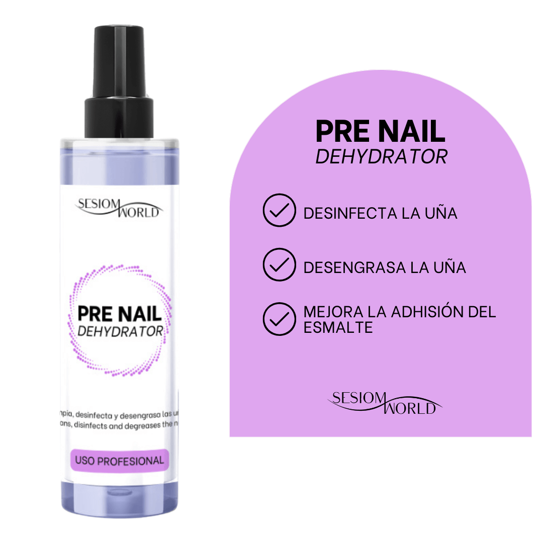 sesioMWorld - M·O·I Professional - Vente Sets de soins pour les ongles - PRE NAIL Spray déshydratant pour ongles 200 ml1