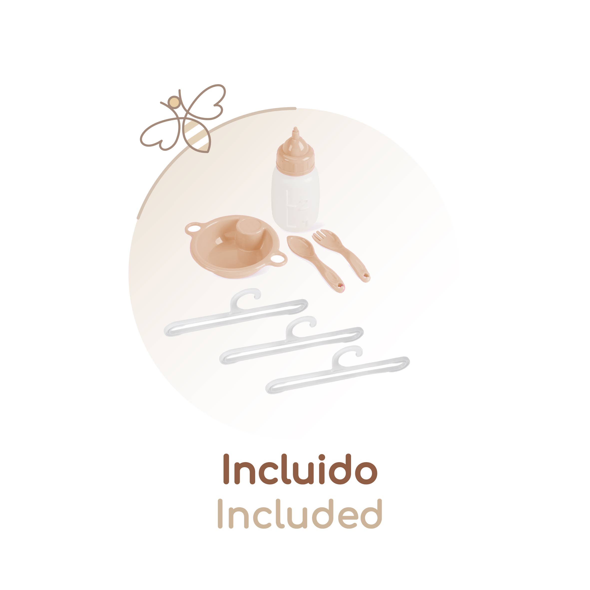 DeCuevas Toys – wholesale Doll accessory kit – Kids – 53178 DOLL WARDROBE-CHANGER4