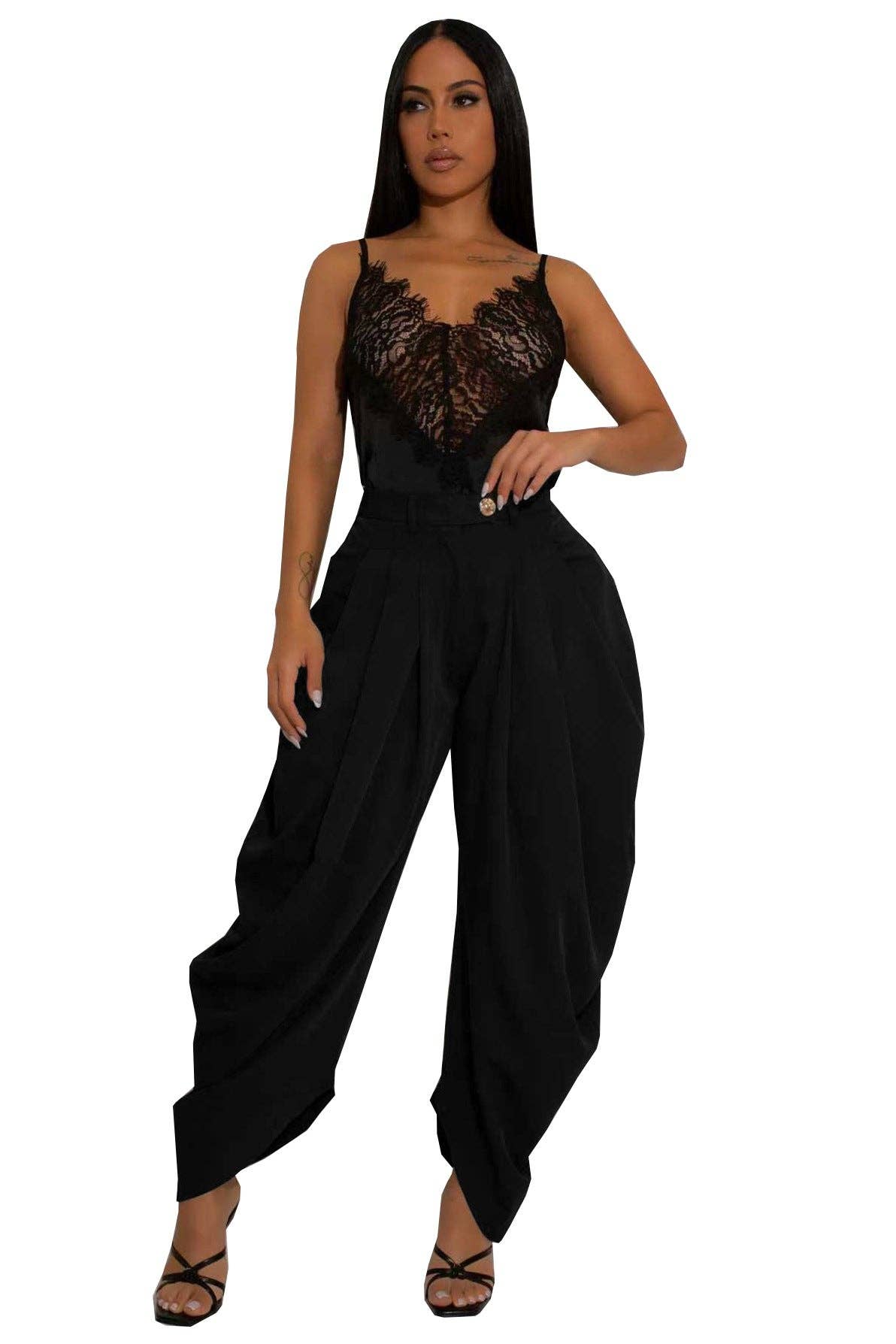 By Claude – Calças - Mulher por atacado – CALÇAS DE HAREM FEMININAS0