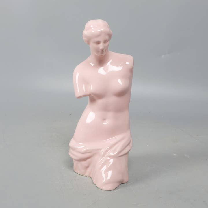 Flora Bunda Inc - Wholesale Sculpture - 9.9"H Ceramic Venus,Matte White3