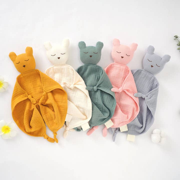 Cotton Comfort Blanket for Babies Cute Animal Toy for wholesale by VERDAVUE