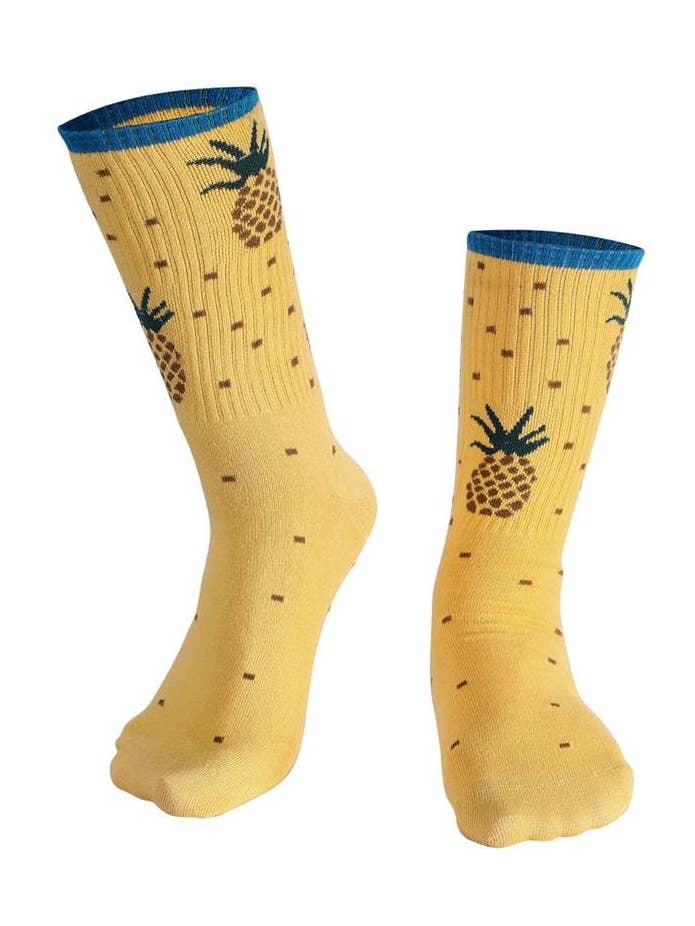 Unisex Gelbe Ananas Lustige Socken Geschenk für den Großhandel von Socksbros LTD