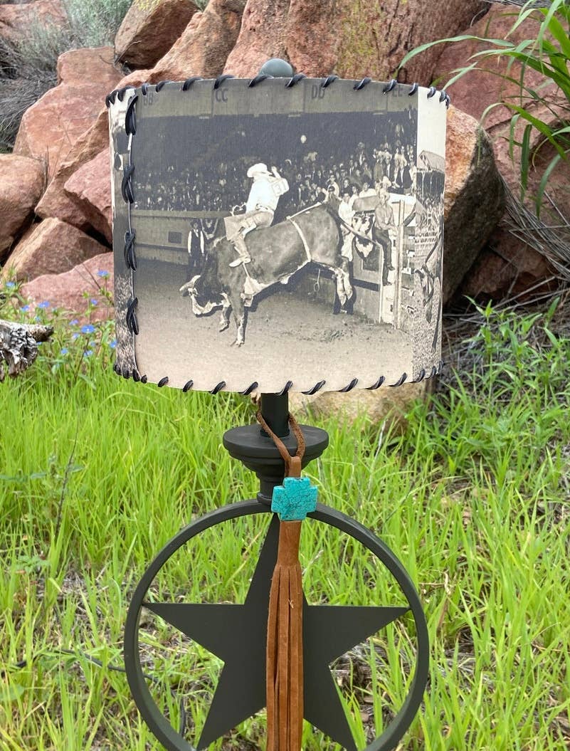 Red Dirt Ranch Clothing Company - Wholesale Lampenkap - Lampenkap Rodeo Legend Freckles Bruin 6-inch2