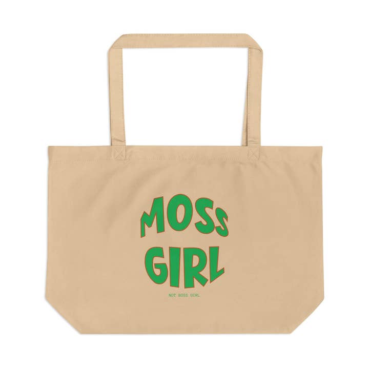 Moss Girl Garden Lover Tote — Large Eco Canvas Bag for wholesale by MARA Style