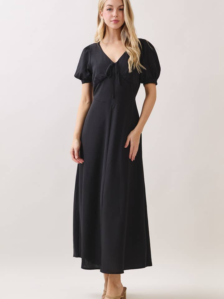 FITTED BODICE ADN WAIST W/ RELAXED SKIRT - VD6242A for wholesale by Calista