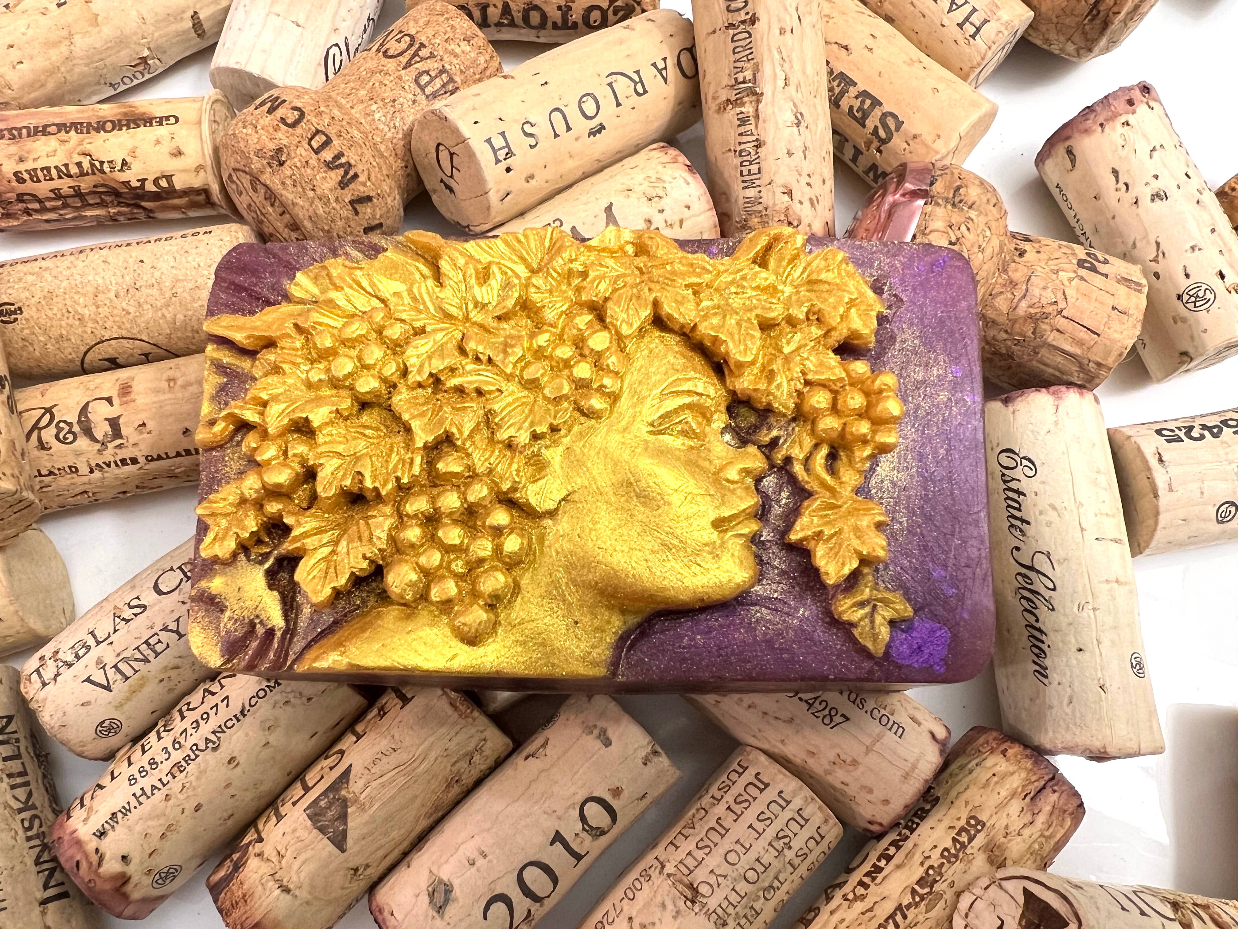 Beach City Boutique - Wholesale Bar Soap - Bacchus Soap, Dionysus god of wine, 5 Bars4