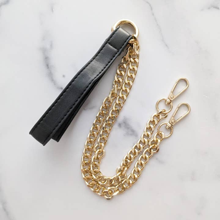 d20 Chained Strap - Black for wholesale by Sugar Cubed Studios