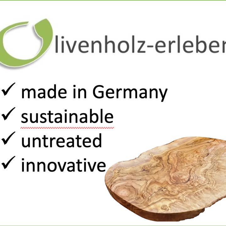 olivenholz-erleben - Wholesale Cutting board - Smoking board/smoking plank smoking olive wood approx. 25 x 15 cm6