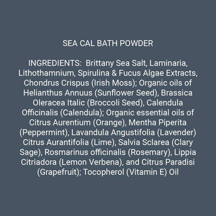 Spa Technologies - Wholesale Bath Soak/Milk - Sea Cal Bath Powder