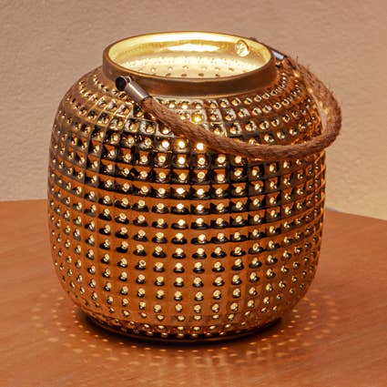 Porcelain Lamp - Golden Lantern for wholesale by L. GLOW Home