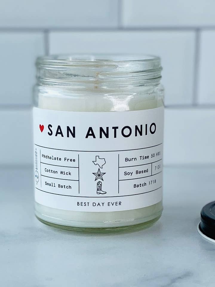 San Antonio, TX Kerze für den Großhandel von Rambling Caravan