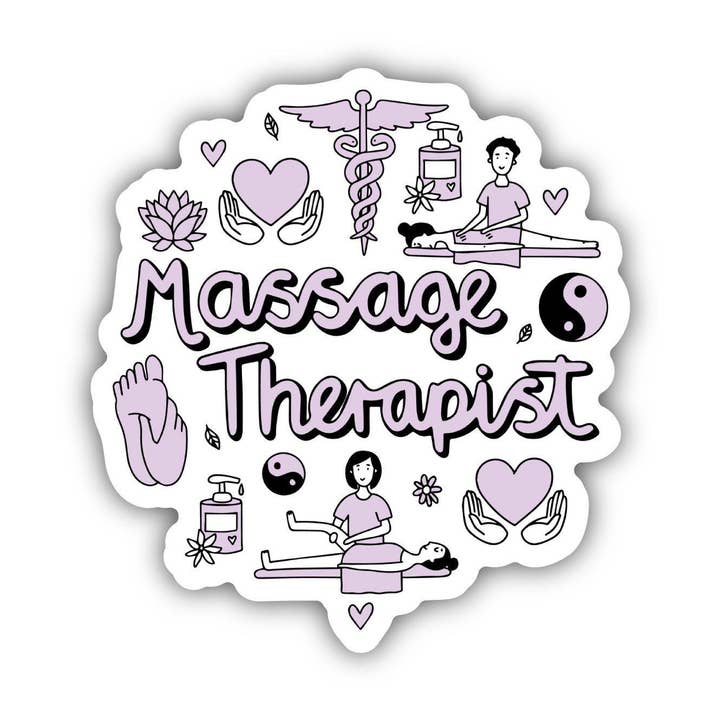 Big Moods - Wholesale Sticker - Massage Therapist Sticker