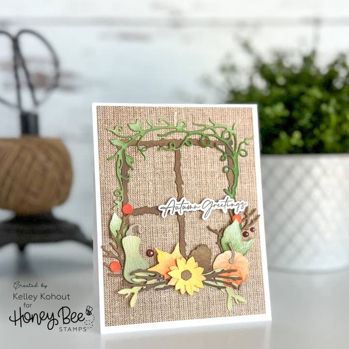 Honey Bee Stamps - Wholesale Rubber/Decorative Stamp - Seasonal Sentiments - 3x3 Photopolymer Stamp Set5