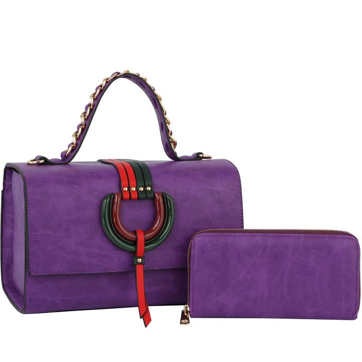 Handbag Factory Corp - Wholesale Top Handle Bag - Women's - Top Handle handBag 2pcs set wallet22