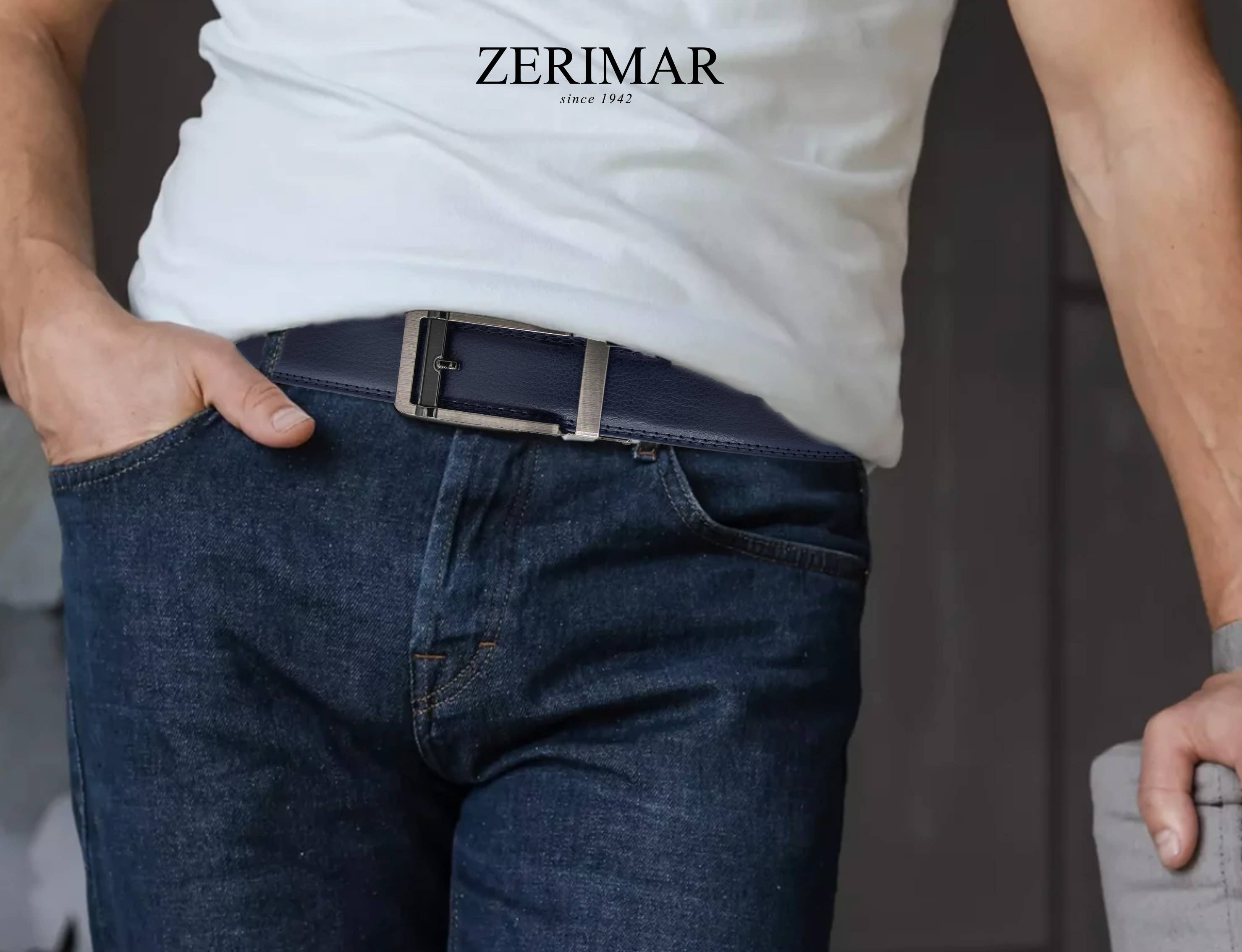 Zerimar 1942 - Wholesale Belt - Men's - Zerimar Premium Leather Belt – Elegant 30mm Automatic Buckle16