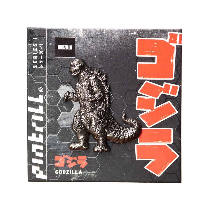 PINTRILL - Wholesale Lapel Pin/Button - GODZILLA - Godzilla Pin