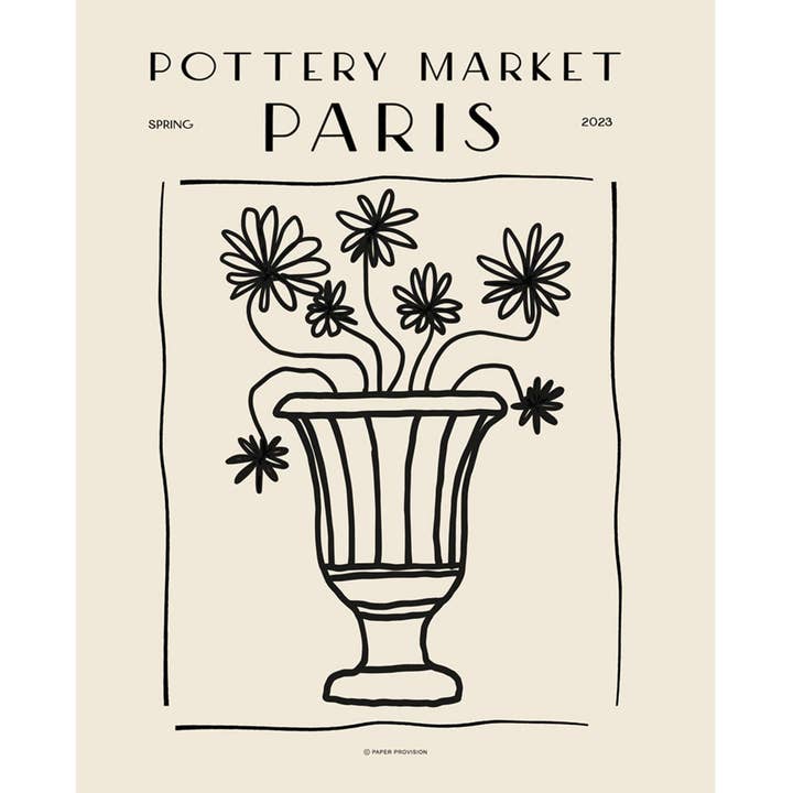 Paper Provision - Wholesale Art Print - Boho Market Paris