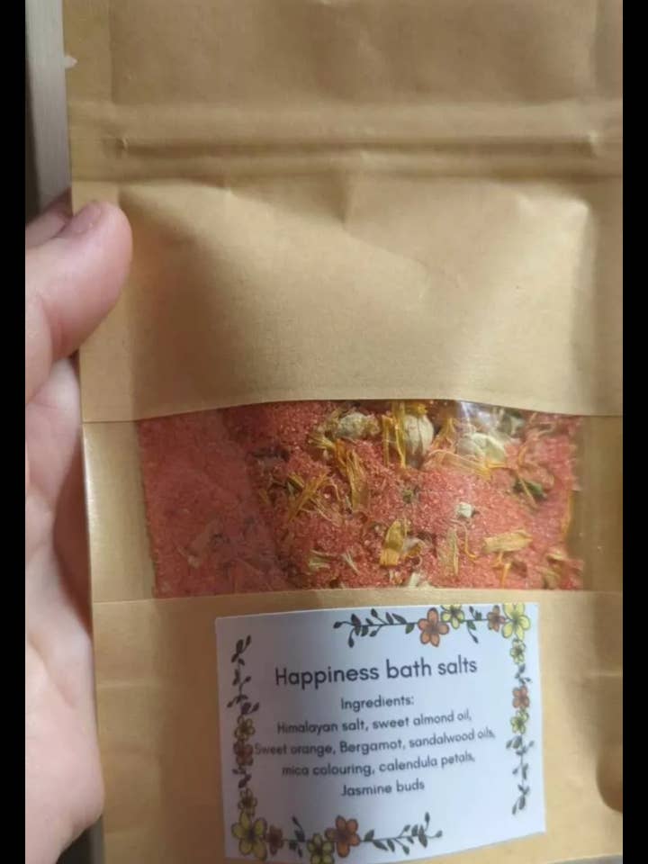 Happiness Bath Salt | Sweet Orange | Bergamot | All Natural for wholesale by Born Magical