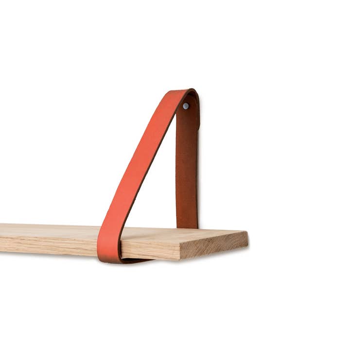 Shelf Strap - Leather (Single Strap) for wholesale by Roar Studio