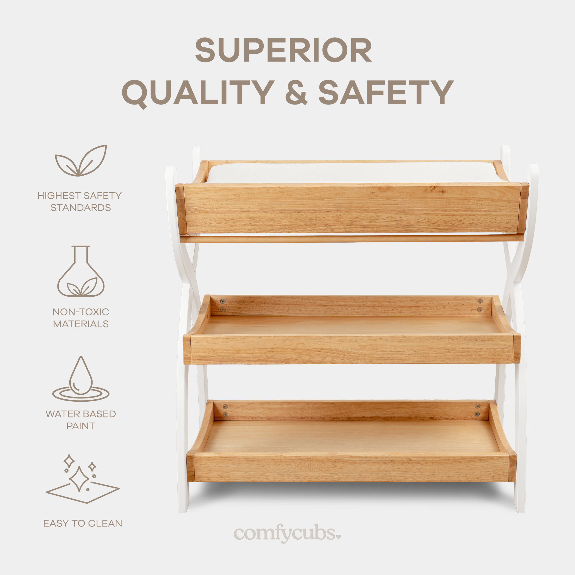 Comfy Cubs – wholesale Changing basket – Baby – Baby Changing Table, Infant Daycare Essentials by Comfy Cubs3