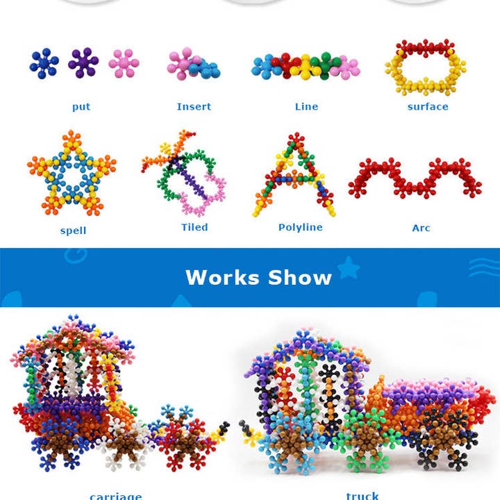 Infinite Basics - Wholesale Building Set - Kids - 200 Pieces 3D Interlocking Building Blocks STEM Toy29