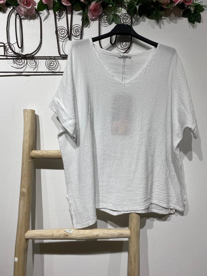 LINEN & COTTON HOUSE - Wholesale Blouse – Women’s - COTTON LINEN SHIRT. 36729