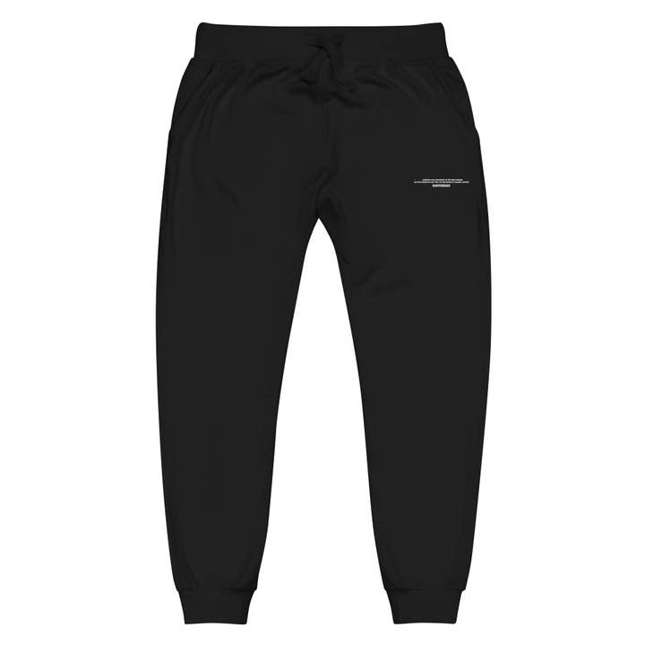 Embroidered Signature Unisex Fleece Sweatpants for wholesale by Coffeebre