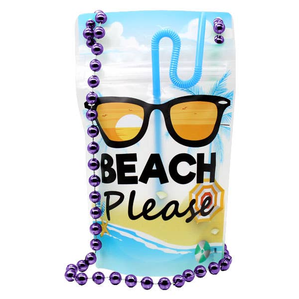 NeckSip – Großhandel Strandzubehör – Strand Please — tragbare Getränkebeutel (12 oz | 2 Stück)8