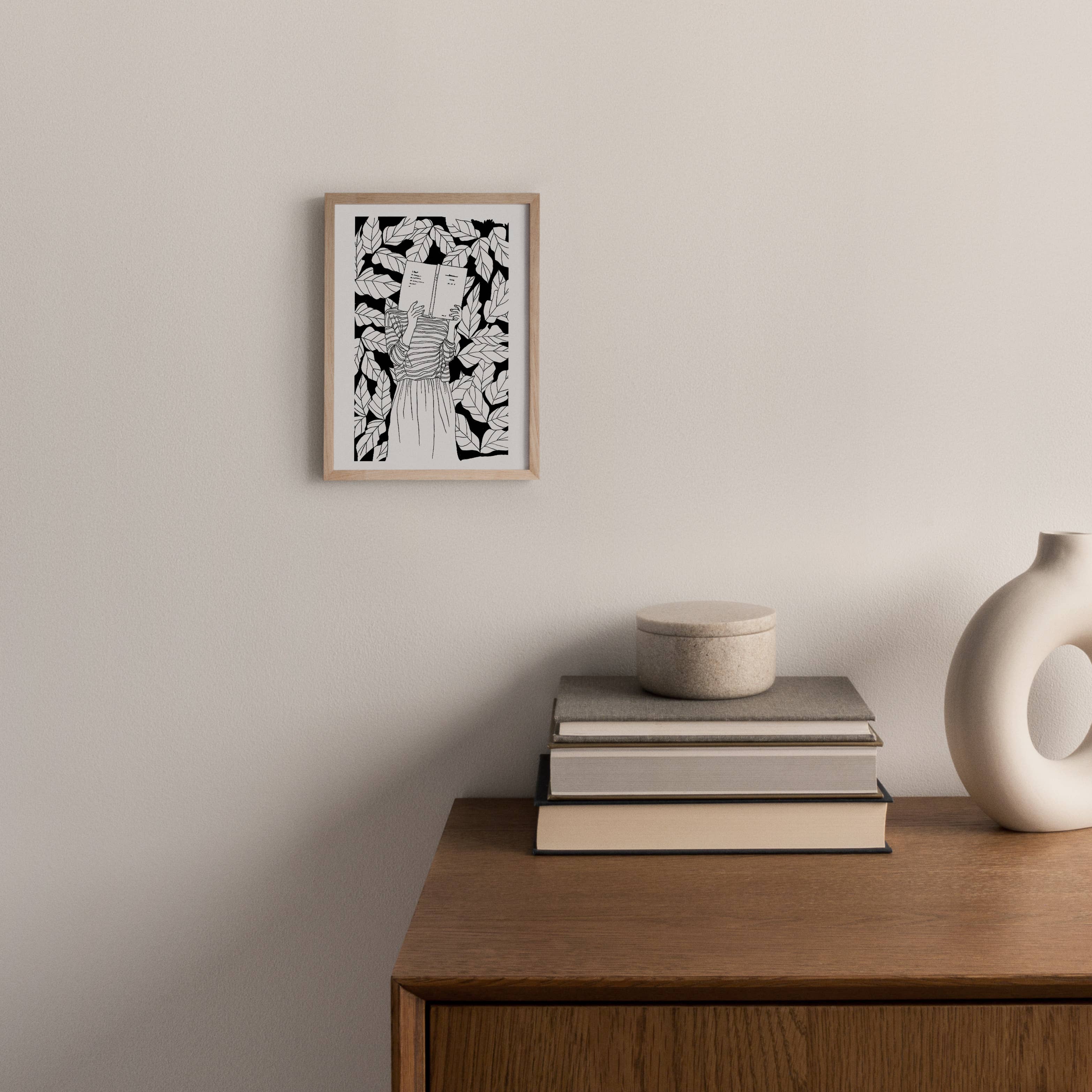 monocotylédone - Wholesale Everyday Greeting Card - The Literary Adventure - Double Card and Kraft Envelope1