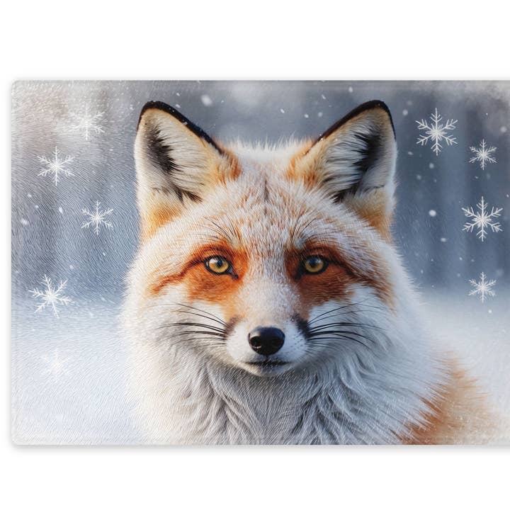 Fox Cutting Board for wholesale by Traci's Fun Creations