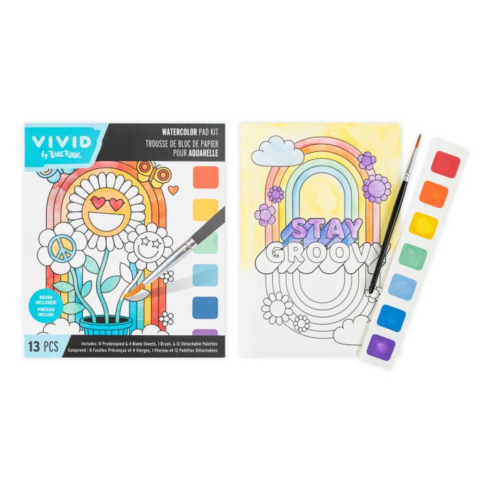 BRVV Watercolor Dot Pad Rainbow for wholesale by Momenta